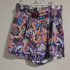 Beulah Multicolor Floral Shorts
